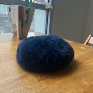 Vintage Kangol Angora Beret – Navy